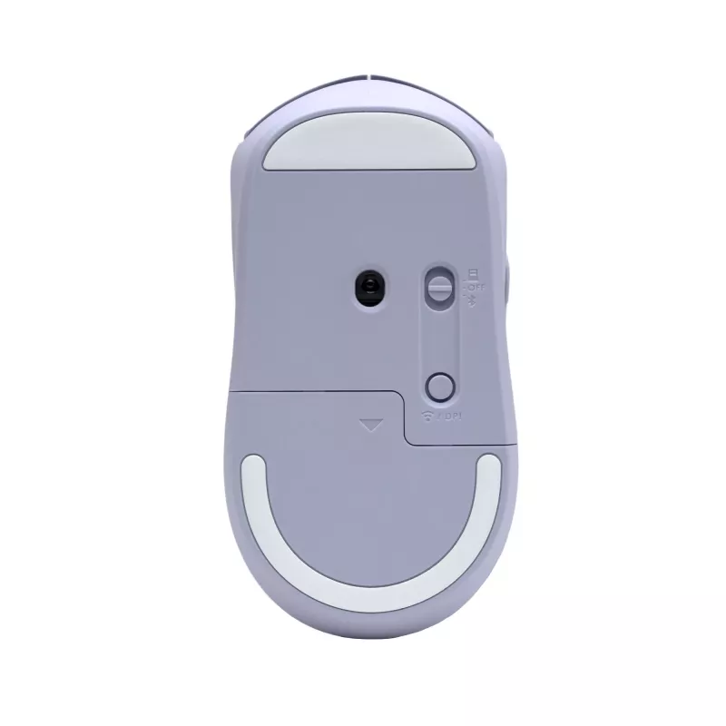 Mysz bezprzewodowa HP 400 Quiet Purple, oburęczna, RF + Bluetooth, 6000 DPI, fioletowa