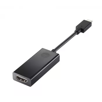 HP USB-C na HDMI 2.0 Czarny Szerokość 111,2 mm Głębokość 44,2 mm Wysokość 17,1 mm