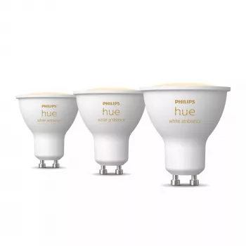 Philips Hue biały ambience GU10 – inteligentny reflektor punktowy – (3 szt.)