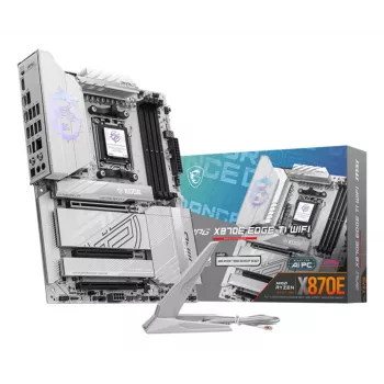 Płyta główna MSI MPG X870E EDGE TI WIFI, chipset AMD X870E, Socket AM5, ATX, DDR5, 4×DIMM, Wi‑Fi 7, 5Gb LAN, 4×M.2