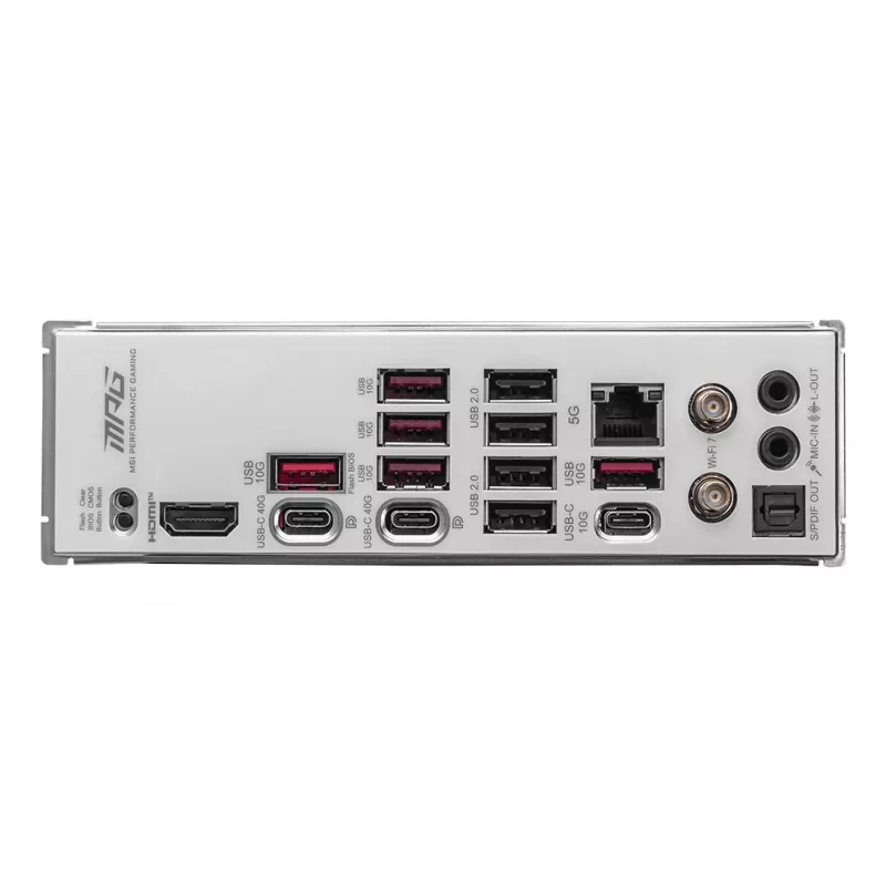 Płyta główna MSI MPG X870E EDGE TI WIFI, chipset AMD X870E, Socket AM5, ATX, DDR5, 4×DIMM, Wi‑Fi 7, 5Gb LAN, 4×M.2