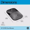 Mysz HP Z3700 Dual Silver, oburęczna, bezprzewodowa RF + Bluetooth, srebrna