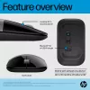 Mysz HP Z3700 Dual Silver, oburęczna, bezprzewodowa RF + Bluetooth, srebrna