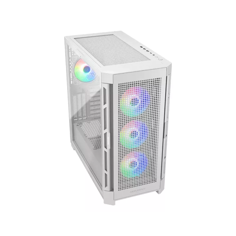Obudowa COUGAR Duoface Pro ARGB, Midi Tower, Biała