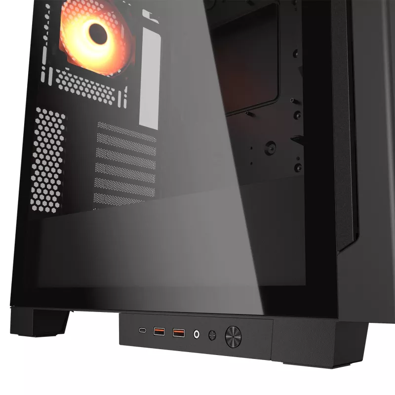 Obudowa Midi Tower COUGAR Airface ECO, ARGB, Czarny
