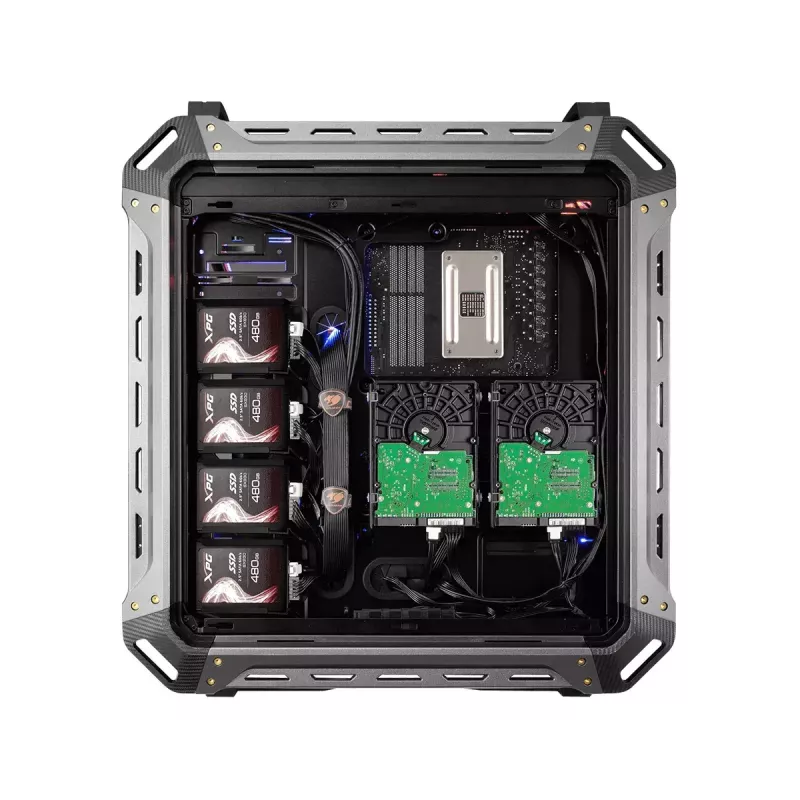 Obudowa Full Tower COUGAR Gaming Panzer Max-G Czarna 120 140 mm wentylatory