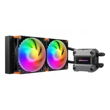 Chłodzenie wodne CPU COUGAR Poseidon Ultra 240, ARGB, Czarny