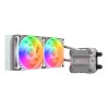 Chłodzenie wodne CPU COUGAR Poseidon Ultra 240, ARGB, Biały, Chłodnica cieczy typu all-in-one, 12 cm, 500 RPM, 2200 RPM, Biały