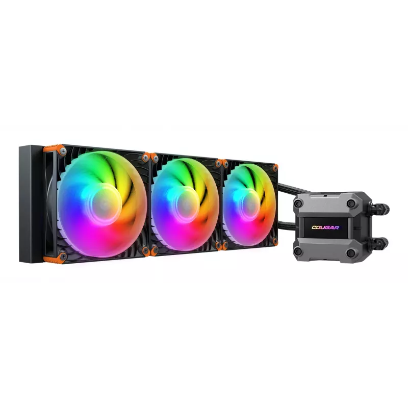 Chłodzenie wodne CPU COUGAR Poseidon Ultra 360, ARGB, Czarny