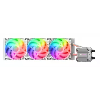 Chłodzenie wodne CPU COUGAR Poseidon Ultra 360, ARGB, Biały, chłodnica typu all-in-one, 12 cm, 500 RPM, 2200 RPM, Biały