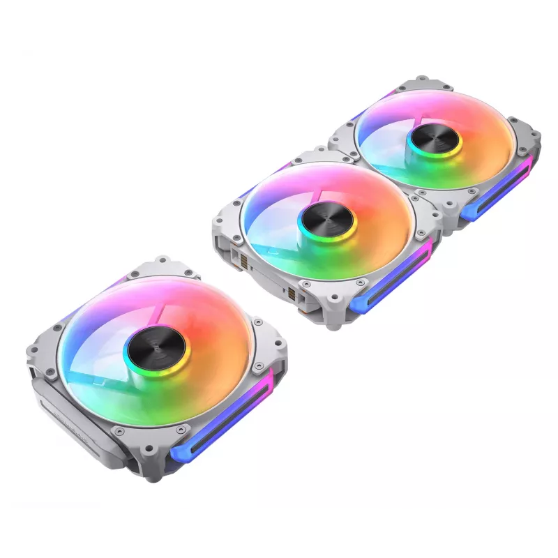 COUGAR Case Fan Apolar 120 ARGB, Reverse Blade, biały (3 w jednym opakowaniu)