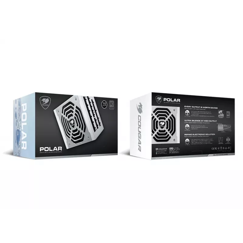 Zasilacz COUGAR Polar 1050W ATX3.1 / 80 Plus Platinum / Modularny