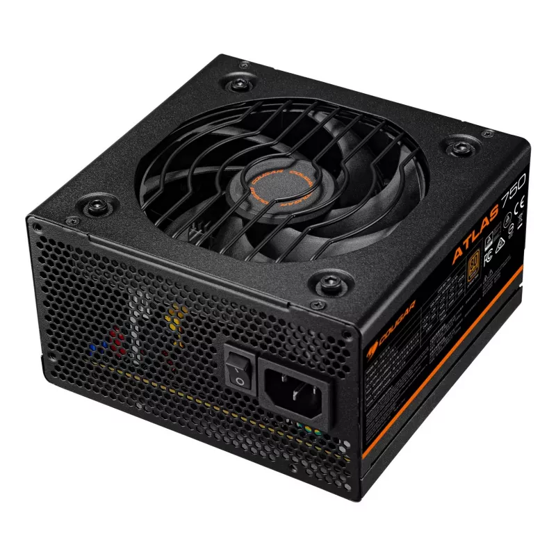 Zasilacz COUGAR ATLAS 550W ATX / 80 Plus Bronze, 550 W, 100 - 240 V, 50/60 Hz, 10 - 5 A, 120 W, 528 W