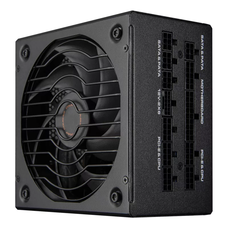 Zasilacz COUGAR GLE 1000W ATX3.1 / 80 Plus Gold, 1000 W, 100 - 240 V, 50/60 Hz, 15-7.5 A, 120 W, 1000 W