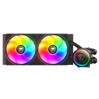 Chłodnica cieczy All-in-one COUGAR Gaming Poseidon Elite ARGB 240 Czarny Maksymalne ciśnienie powietrza 2,4 mmH2O