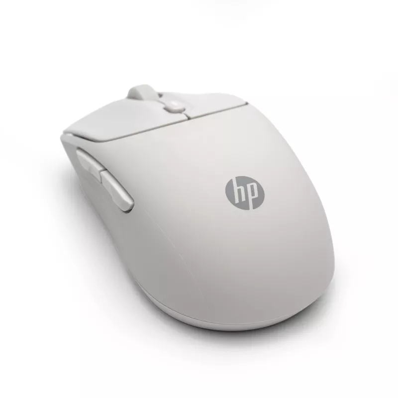 Mysz bezprzewodowa HP 400 Quiet Maple, oburęczna, RF + Bluetooth, 6000 DPI, beżowa