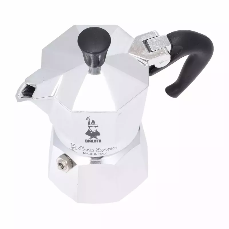 Moka pot BIALETTI Moka Express aluminium 2-cup (100 ml) Czarny