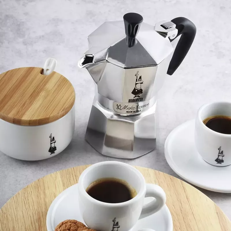 Moka pot BIALETTI Moka Express aluminium 2-cup (100 ml) Czarny