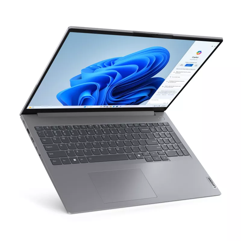 Lenovo ThinkBook 16 G7 ARP AMD Ryzen™ 7 7735HS Laptop 40,6 cm (16 cali) WUXGA 32 GB DDR5-SDRAM 1 TB SSD Wi-Fi 6E (802.11ax) Windows 11 Pro Szary Niemiecki