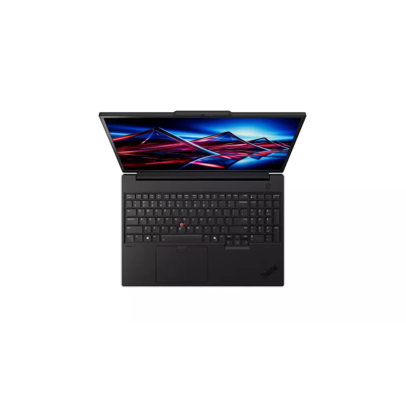 Lenovo ThinkPad P16v Gen 3 (Intel) Intel Core Ultra 9 285H Mobilna stacja robocza 40,6 cm (16 cali) WUXGA 64 GB DDR5-SDRAM 1 TB SSD NVIDIA RTX PRO 2000 Blackwell Wi-Fi 7 (802.11be) Windows 11 Pro Niemiecki Czarny