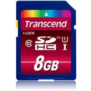 Karta pamięci Transcend 8 GB SDHC Klasa 10 UHS-I TS8GSDU1