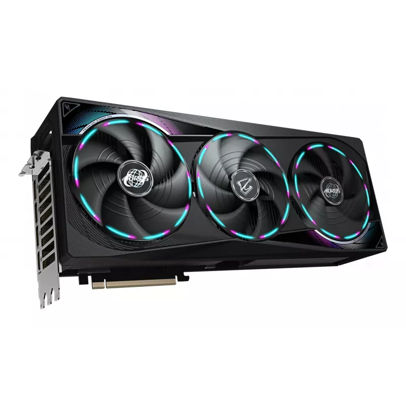 Karta graficzna GIGABYTE AORUS GeForce RTX 5080 MASTER 16G - 16 GB GDDR7, 256-bit, PCI-E 5.0, taktowanie rdzenia 2805 MHz, 3 x DisplayPort, 1 x HDMI, GV-N5080AORUS M-16GD
