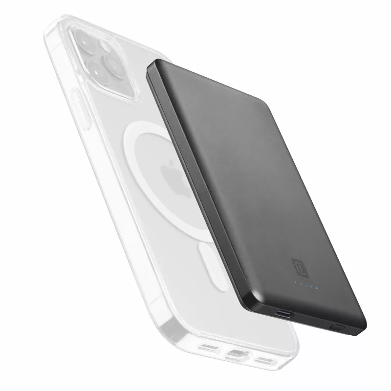 Cellularline Mag Lite 5000 Powerbank bezprzewodowy 5000 mAh kompatybilny z technologią MagSafe