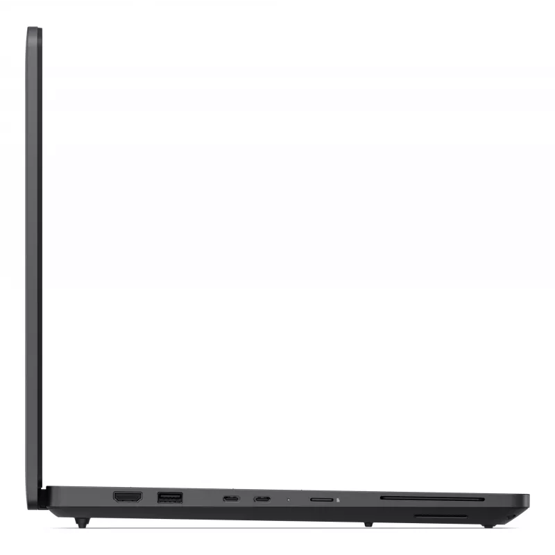 DELL Pro Max 16 MC16250 Intel Core Ultra 7 265H Mobilna stacja robocza 40,6 cm (16 cali) Full HD+ 32 GB DDR5-SDRAM 1 TB SSD NVIDIA RTX PRO 500 Blackwell Wi-Fi 7 (802.11be) Windows 11 Pro Niemiecki Czarny