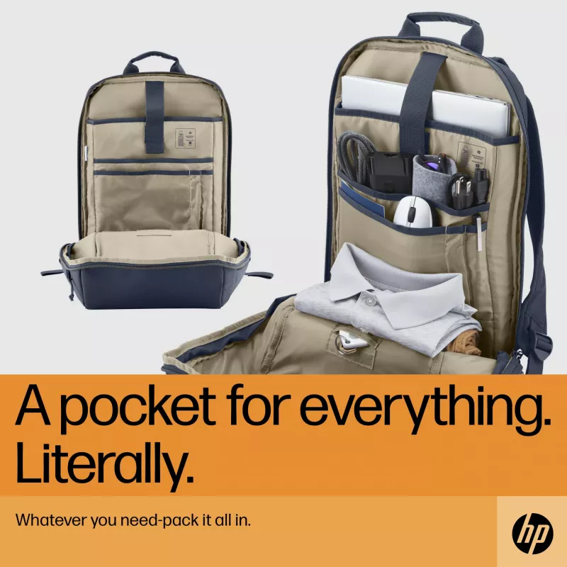 Plecak na laptopa HP Travel 18 l 15,6 cala w kolorze Iron szary