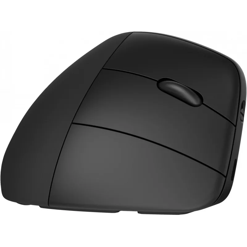 Mysz bezprzewodowa ergonomiczna HP 920, praworęczna, konstrukcja pionowa, Bluetooth + USB Type-A, 4000 DPI, czarna