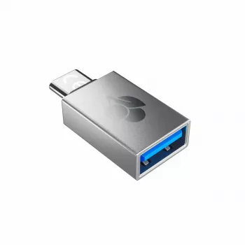 CHERRY 61710036 przejściówka USB-A na USB-C, srebrna