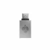 CHERRY 61710036 przejściówka USB-A na USB-C, srebrna