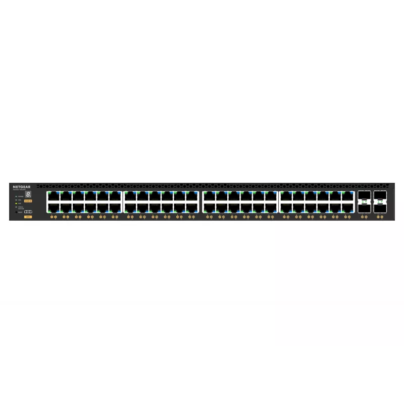 NETGEAR M4350-48G4XF Zarządzany L3 Gigabit Ethernet (10/100/1000) Power over Ethernet (PoE) 1U Czarny