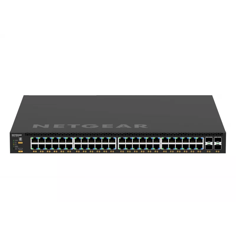 NETGEAR M4350-48G4XF Zarządzany L3 Gigabit Ethernet (10/100/1000) Power over Ethernet (PoE) 1U Czarny