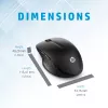 Bezprzewodowa mysz HP 430 do wielu urządzeń, oburęczna, optyczna, RF + Bluetooth, 1200 DPI, czarna