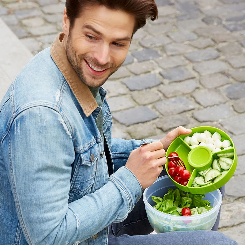 Box EMSA CLIP & GO Salad box XL Okrągły 2.6 L