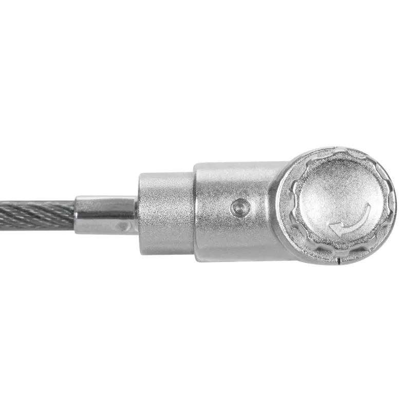 Kabel zabezpieczający Targus ASP95MKGLX-25 srebrny 2m zamek na klucz