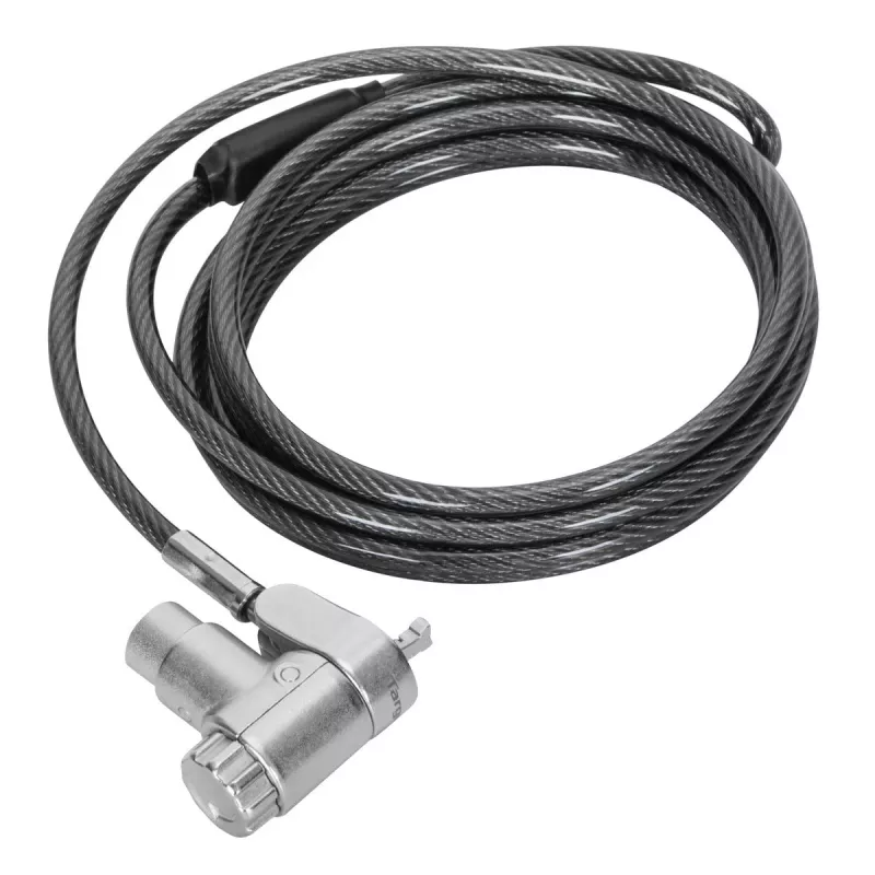 Kabel zabezpieczający Targus ASP95MKGLX-25 srebrny 2m zamek na klucz