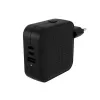 TARGUS Hyper Hyperjuice 70w USB-c Gan Travel Charger (3c+1a) - Czarny