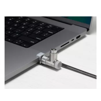 Blokada na linkę Targus HS5910GL srebrna 2 m do laptopa z zamkiem na klucz