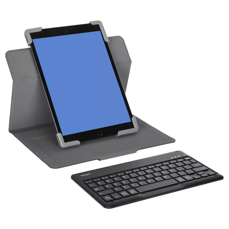 Etui z klawiaturą Targus Pro-Tek THZ861DE, układ niemiecki, Bluetooth, czarne