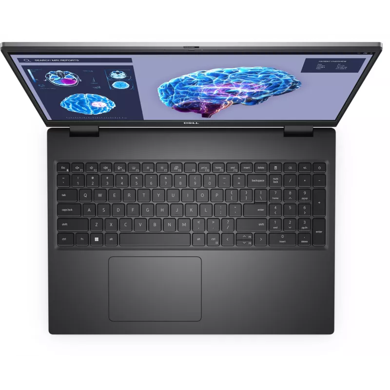 DELL Precision 7680 Intel® Core™ i7 i7-13850HX Mobilna stacja robocza 40,6 cm (16 cali) Full HD+ 32 GB DDR5-SDRAM 1 TB SSD NVIDIA RTX 3500 Ada Wi-Fi 6E (802.11ax) Windows 11 Pro Szary