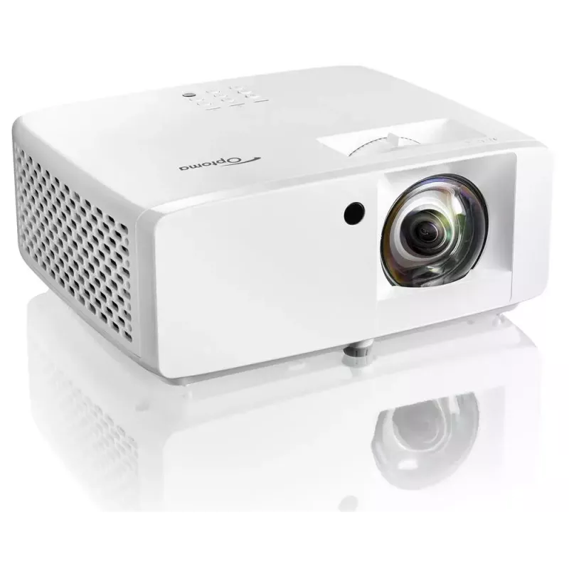 Projektor krótkoogniskowy OPTOMA GT2000HDR — 3500 ANSI lumenów, DLP, 1080p, współczynnik rzutu 0,496:1, źródło światła laserowe