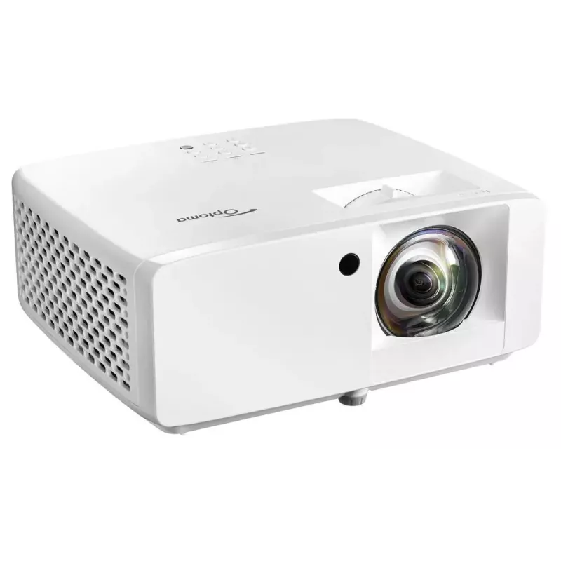Projektor krótkoogniskowy OPTOMA GT2000HDR — 3500 ANSI lumenów, DLP, 1080p, współczynnik rzutu 0,496:1, źródło światła laserowe