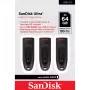WESTERN DIGITAL Sandisk Cruzer Ultra - 64 GB pamięć USB - USB 3.0 - czarna - zestaw 3 szt.