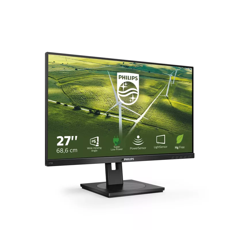 Monitor komputerowy Philips B Line 272B1G/00, 68.6 cm (27 cali), 1920 x 1080 pikseli, Full HD, LED, Czarny