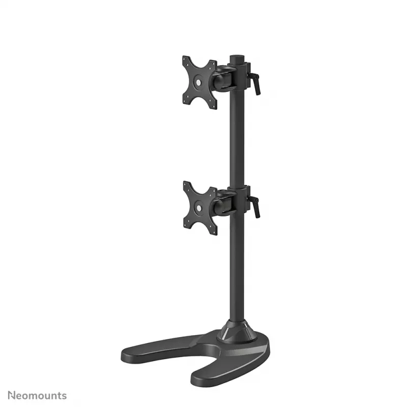 Neomounts FPMA-D700DDV Uchwyt do monitora 10-27 cali, wolnostojący/przelotowy, 6 kg, 25,4 cm (10 cali), 68,6 cm (27 cali), 100 x 100 mm, czarny