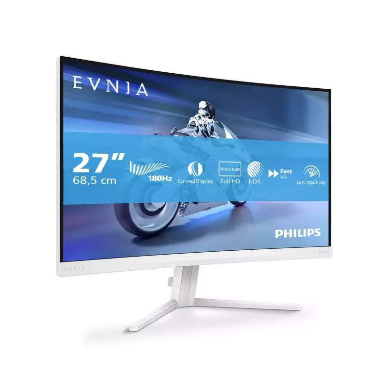 Monitor komputerowy Philips Evnia 5000 27M2C5201L/00 68,6 cm (27 cali) 1920 x 1080 pikseli Full HD LCD Biały