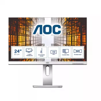 Monitor komputerowy AOC P1 X24P1/GR 61 cm (24 cale) 1920 x 1200 pikseli WUXGA LED Szary