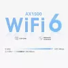 TP-Link AX1500 Całodomowy System Mesh Wi-Fi 6, 3 sztuki, Biały, Wewnętrzny, System Mesh, Zasilanie, Dwuzakresowy (2,4 GHz / 5 GHz), Wi-Fi 6 (802.11ax)